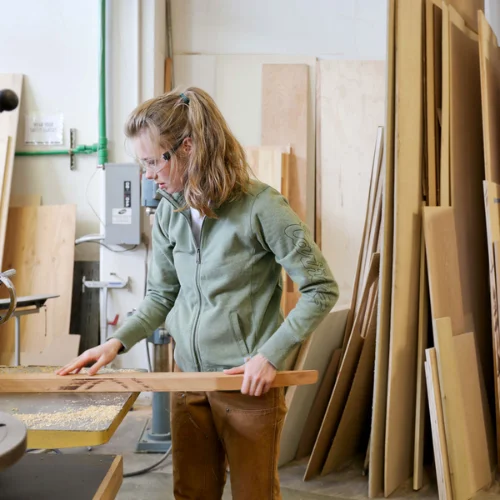 Carpenter in Workshop