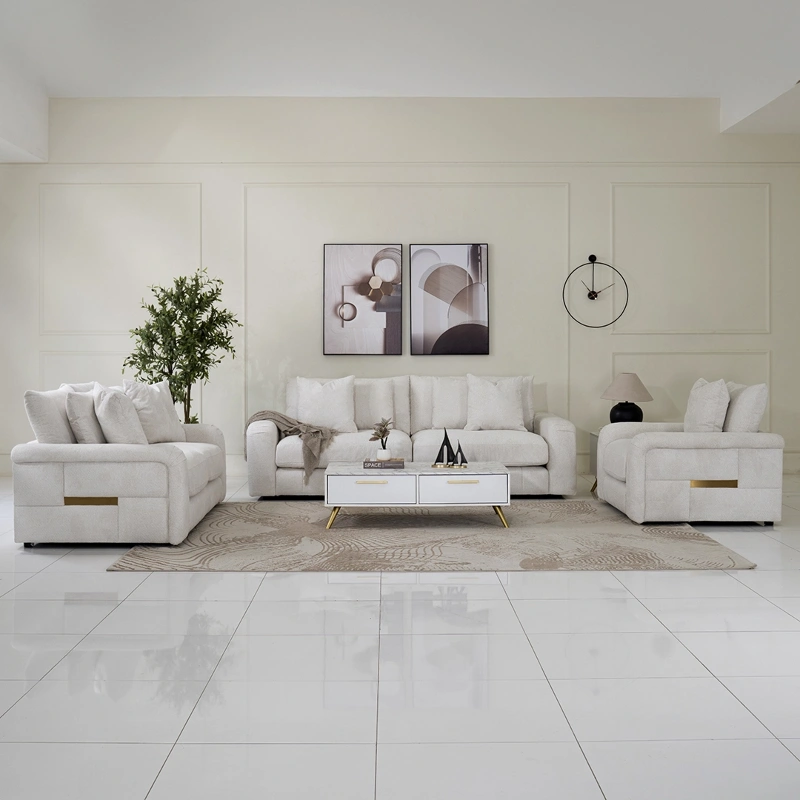 Tulip 7-Seater Sofa Set arranged in living room