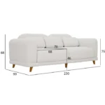 Atom 6-Seater Sofa Set img 2