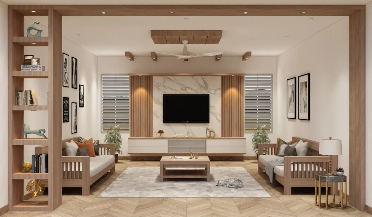 Custom Wall Mounted TV Unit Dubai