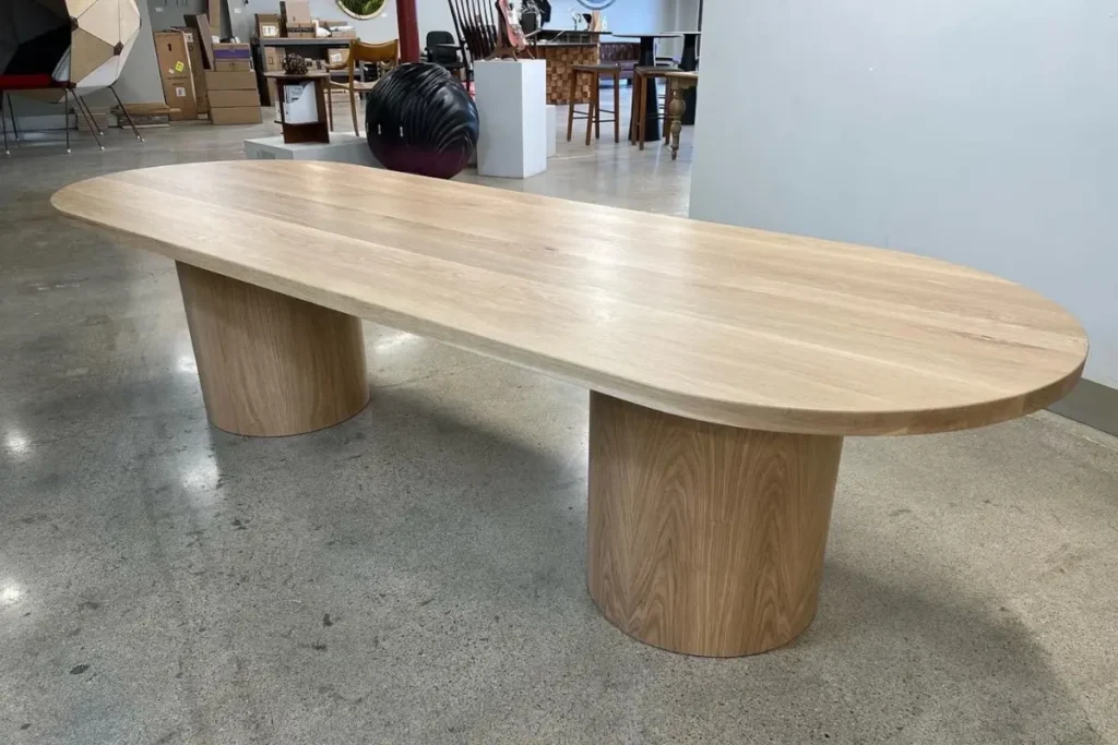 Custom size dining table Dubai design