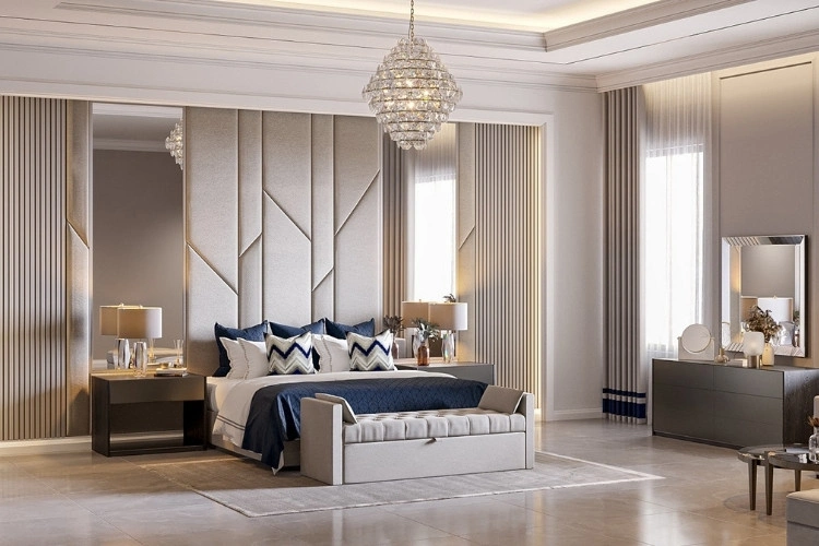 Leather custom bed Dubai