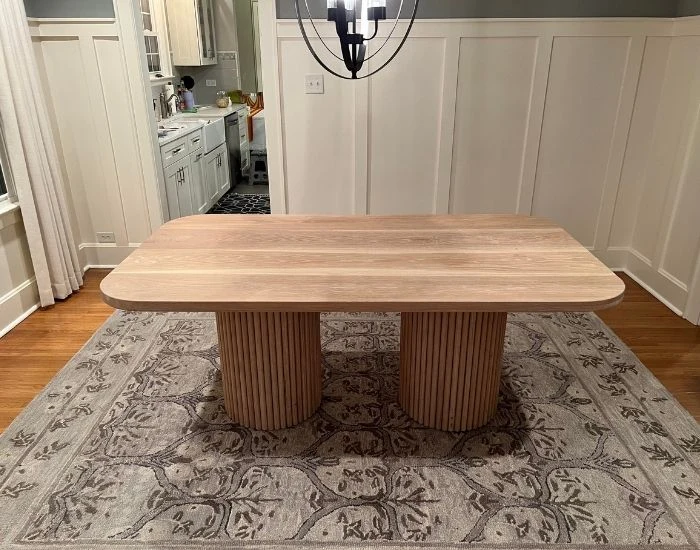 Modern pedestal dining table Dubai