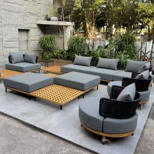 Minimalist balcony furniture UAE