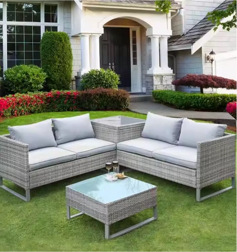 Custom garden furniture set installed in Dubai homes