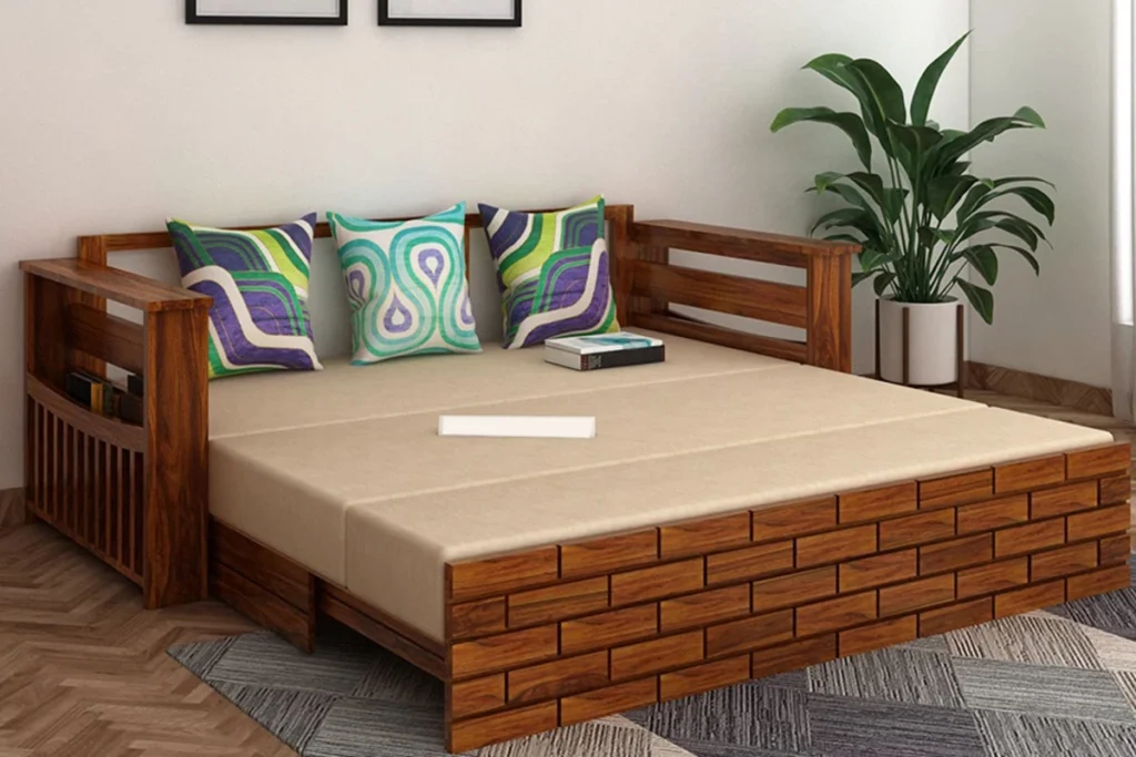 Leather Sofa Cum Bed Dubai