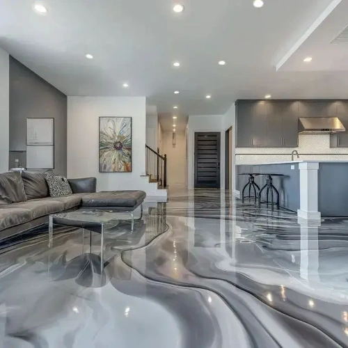 Anti slip epoxy flooring