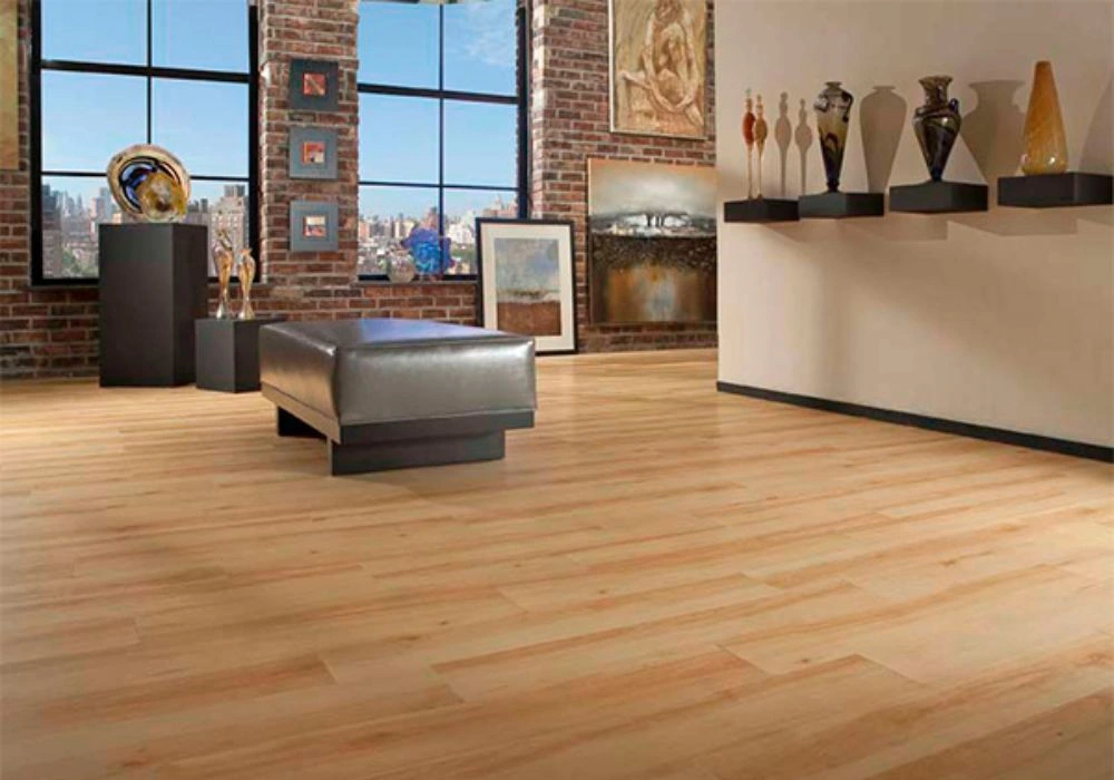 Luxury wood flooring installed in a Dubai home