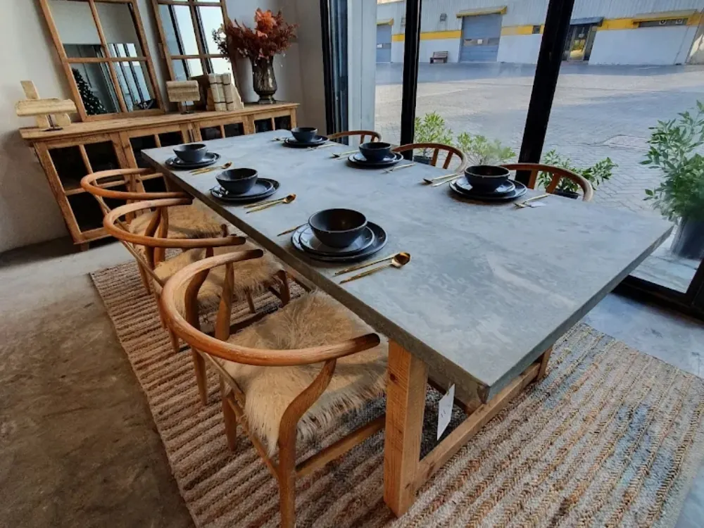 Modern velvet dining chairs set.
