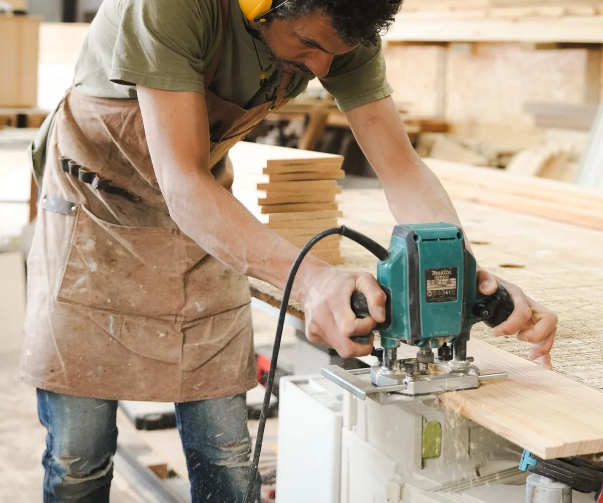 Bespoke furniture carpentry for luxury villas.