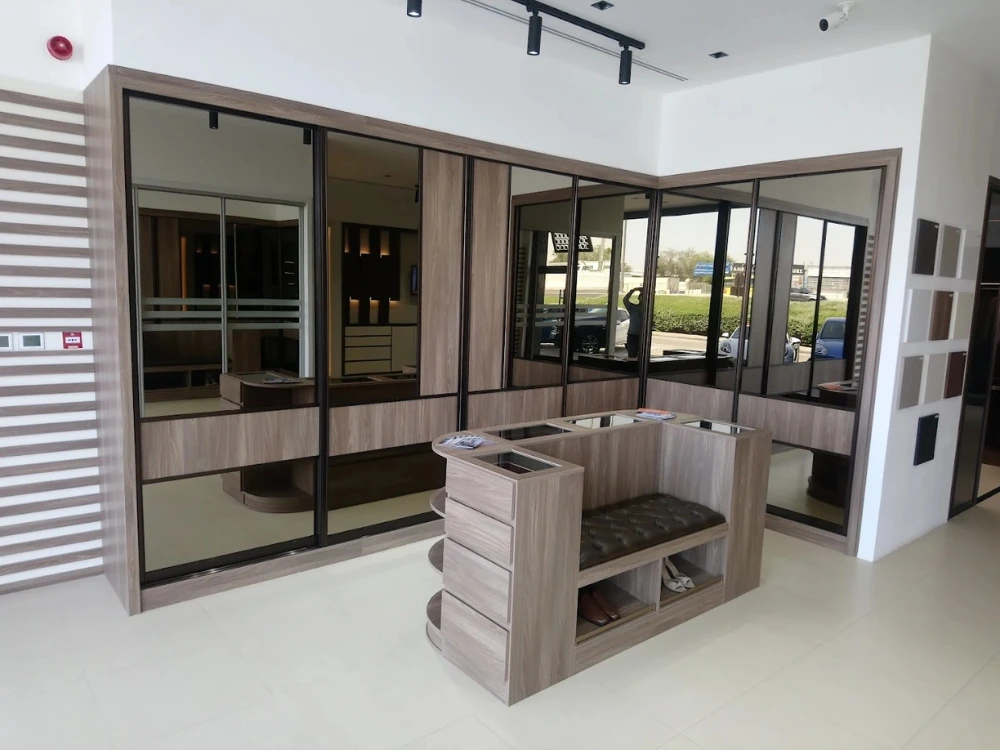 Luxury handcrafted bedroom wardrobe Dubai