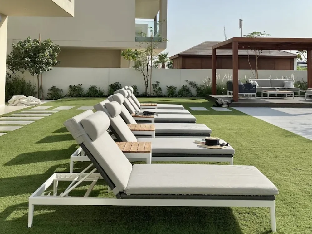 Luxury ouitdoor furniture for Dubai villas.