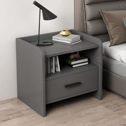 Wooden bedside table in Dubai