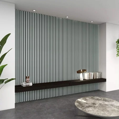 Acoustic wall panels for comfortable modern interior spaces