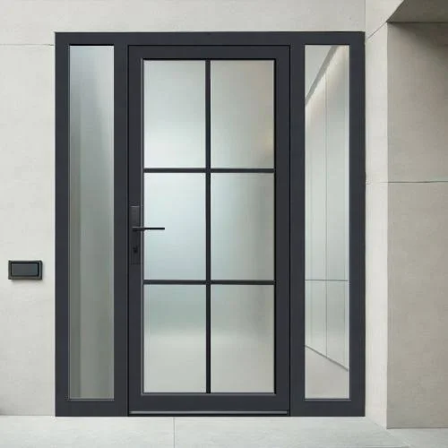 Aluminum door installed at a Dubai property