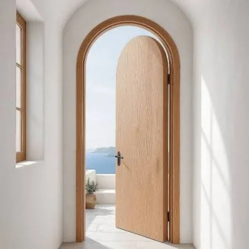 Arched door frame installed in a Dubai home