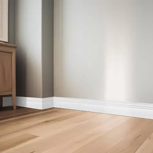Baseboard skirting installed in a Dubai home