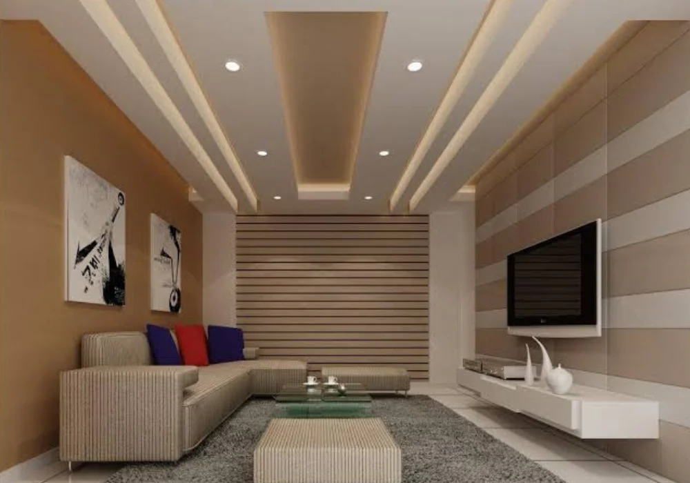 Finished ceiling project showcasing quality craftsmanship