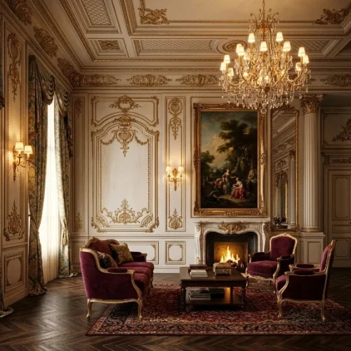 Decorative wall panels for elegant modern interior spaces