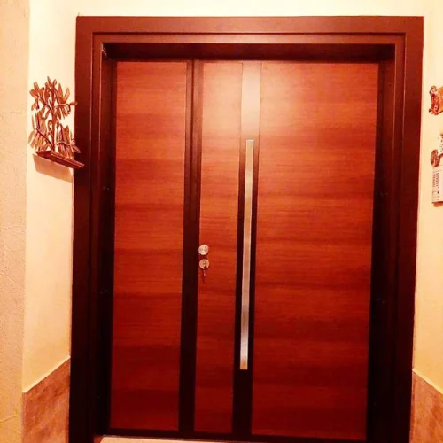 Fire-rated door frame installed in a Dubai property