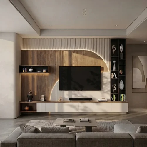 Fluted wall panels for elegant modern interior walls