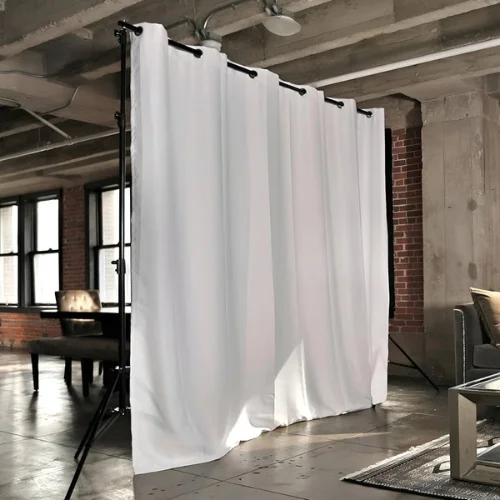 Freestanding divider installed in a Dubai space