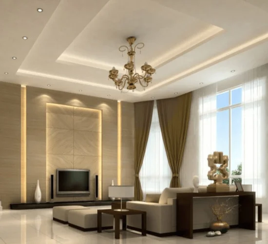 Luxury stylish ceiling installed in a Dubai home