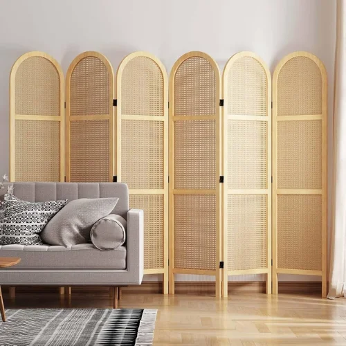 Hinged divider installed in a Dubai space
