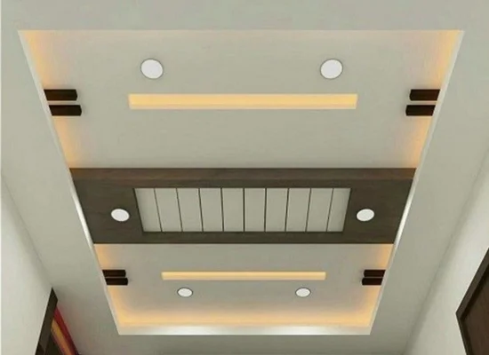 False ceiling installation service performed in a Dubai home