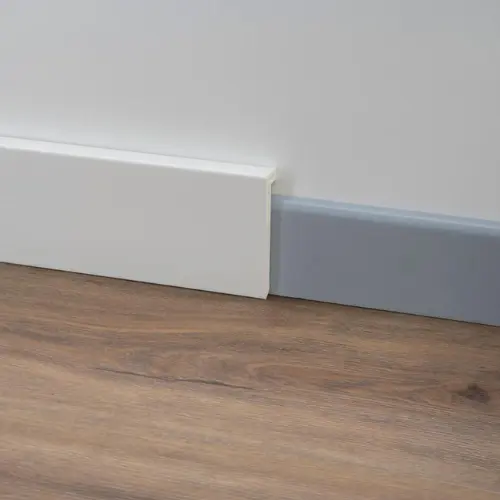 PVC skirting installed in a Dubai home