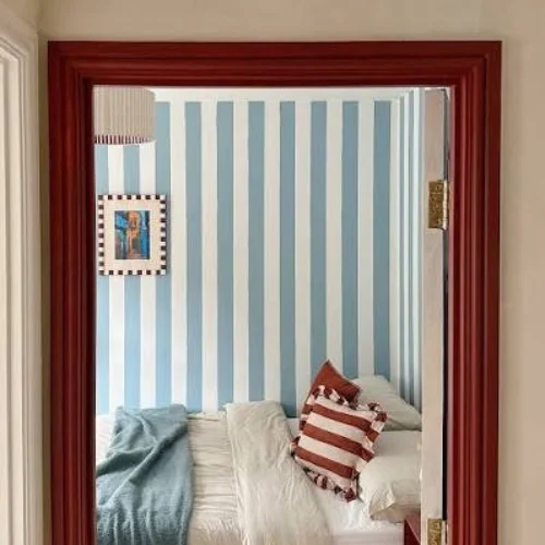 Painted door frame installed in a Dubai home