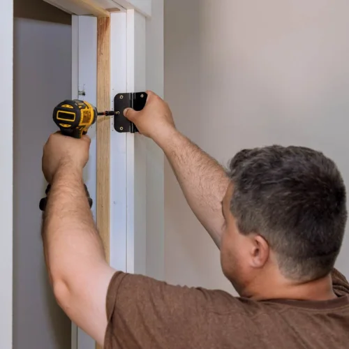 Door repair delivered for a residential project in Dubai