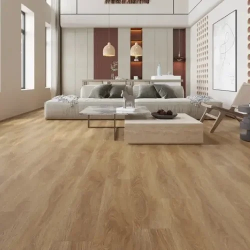 SPC flooring installed in a Dubai home