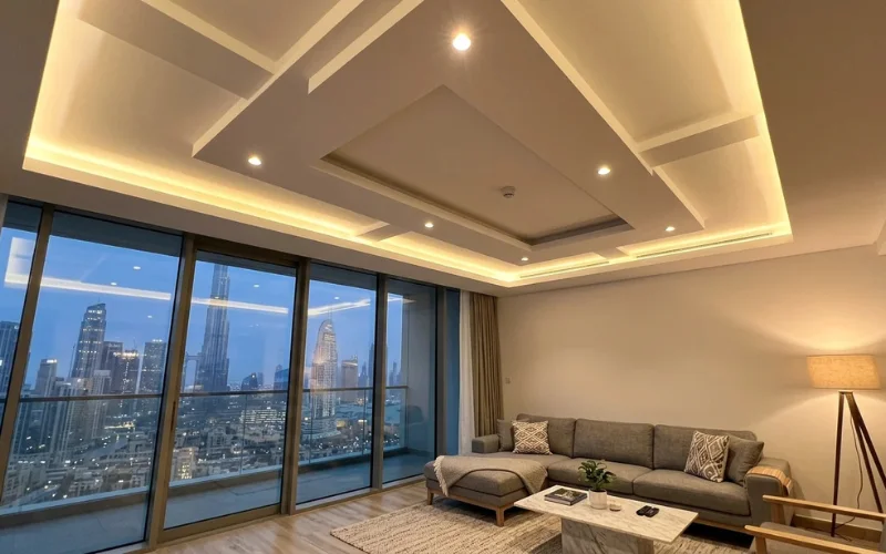 Ceiling solution showcasing key benefits in a Dubai home