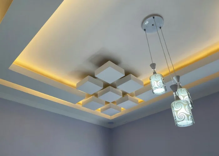 Ceiling installation completed with expert precision in Dubai