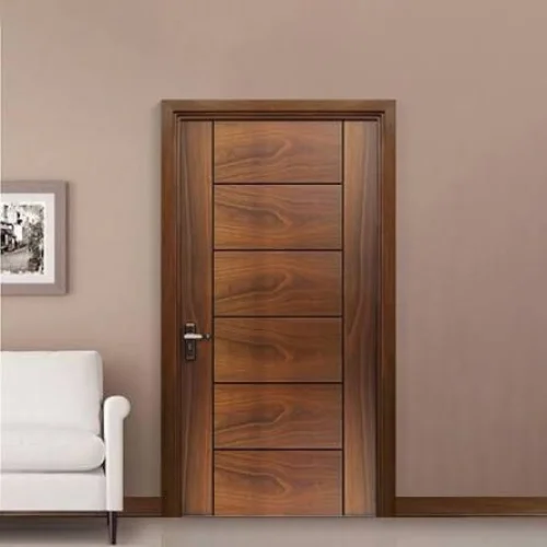 Veneer door frame installed in a Dubai home
