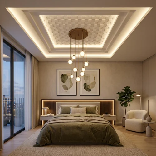 Gypsum ceiling design and installation
