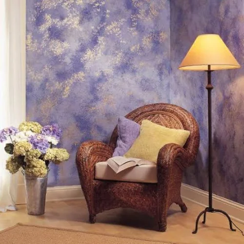 Decorative painting completed in a Dubai home