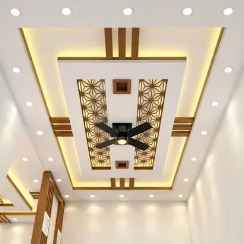 Designer ceiling installed in a Dubai home