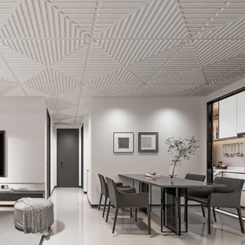 Drop ceiling installed in a Dubai space