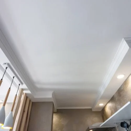 Flat ceiling design installed in a Dubai home