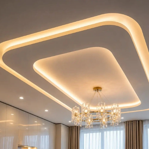 Gypsum ceiling installed in a Dubai home