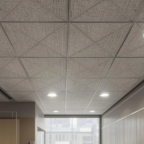 Ceiling design installed in a Dubai office