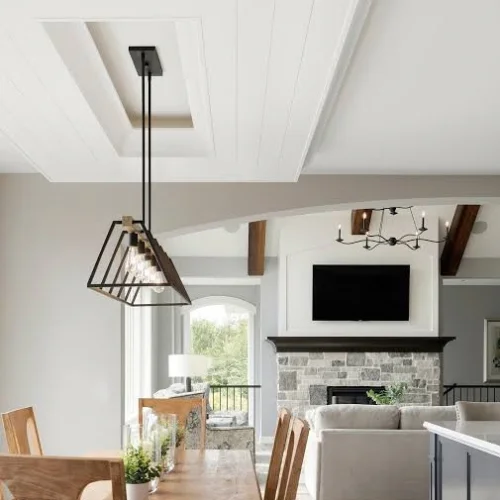 Tray ceiling design installed in a Dubai home